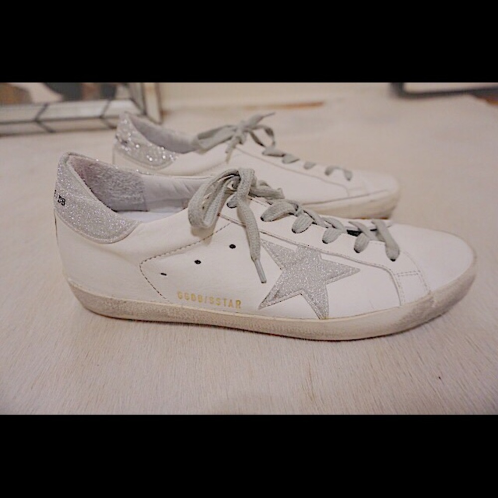 Never been worn golden goose. Runs small like 8.5